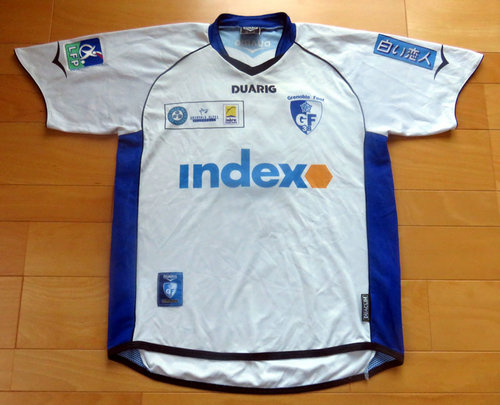 maillot de foot grenoble foot 38 exterieur 2005-2006 rétro