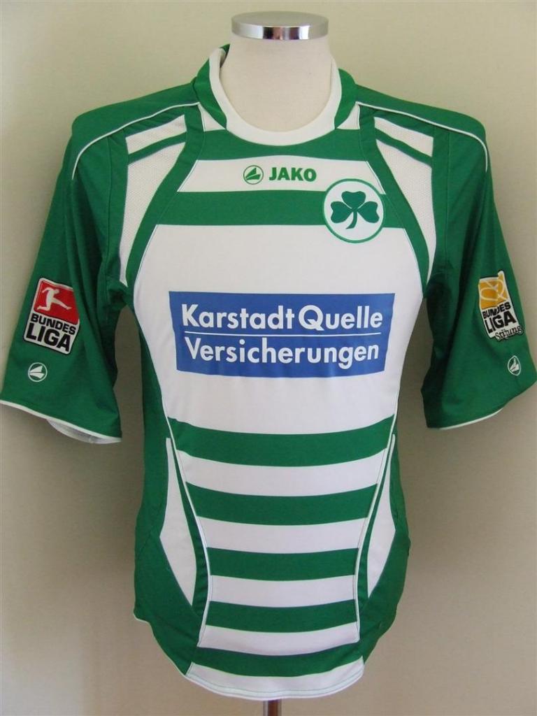 maillot de foot greuther fürth domicile 2009-2010 rétro