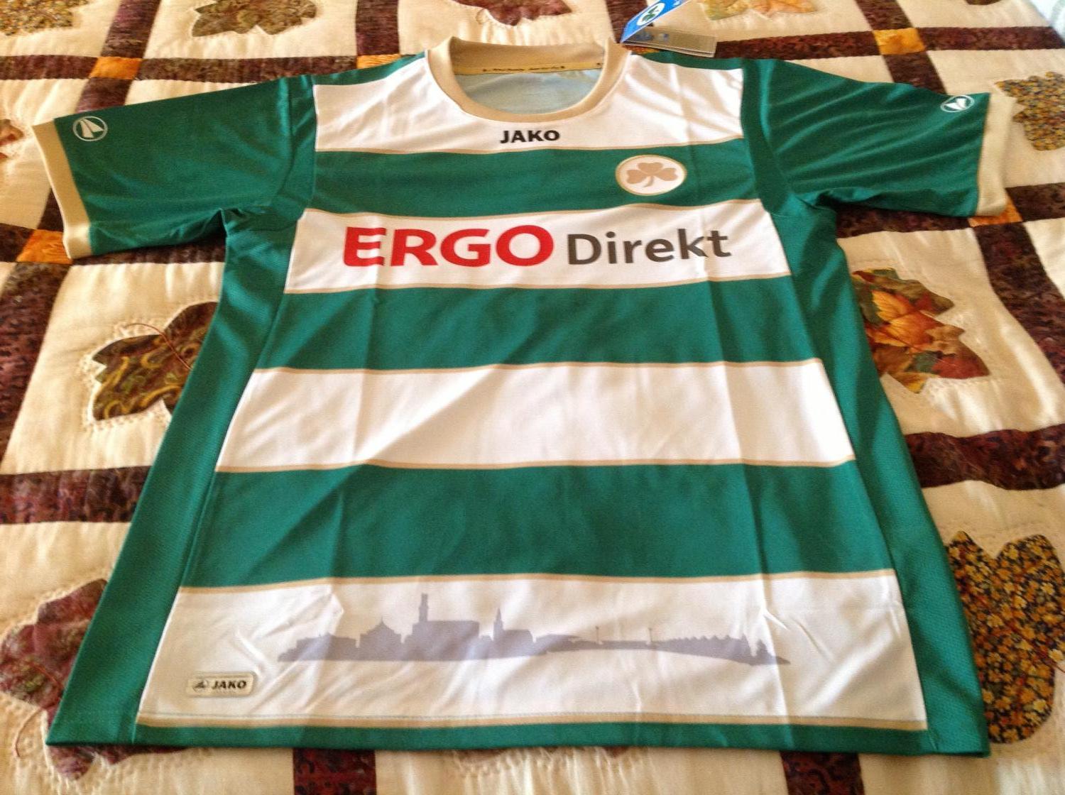 maillot de foot greuther fürth domicile 2012-2013 rétro