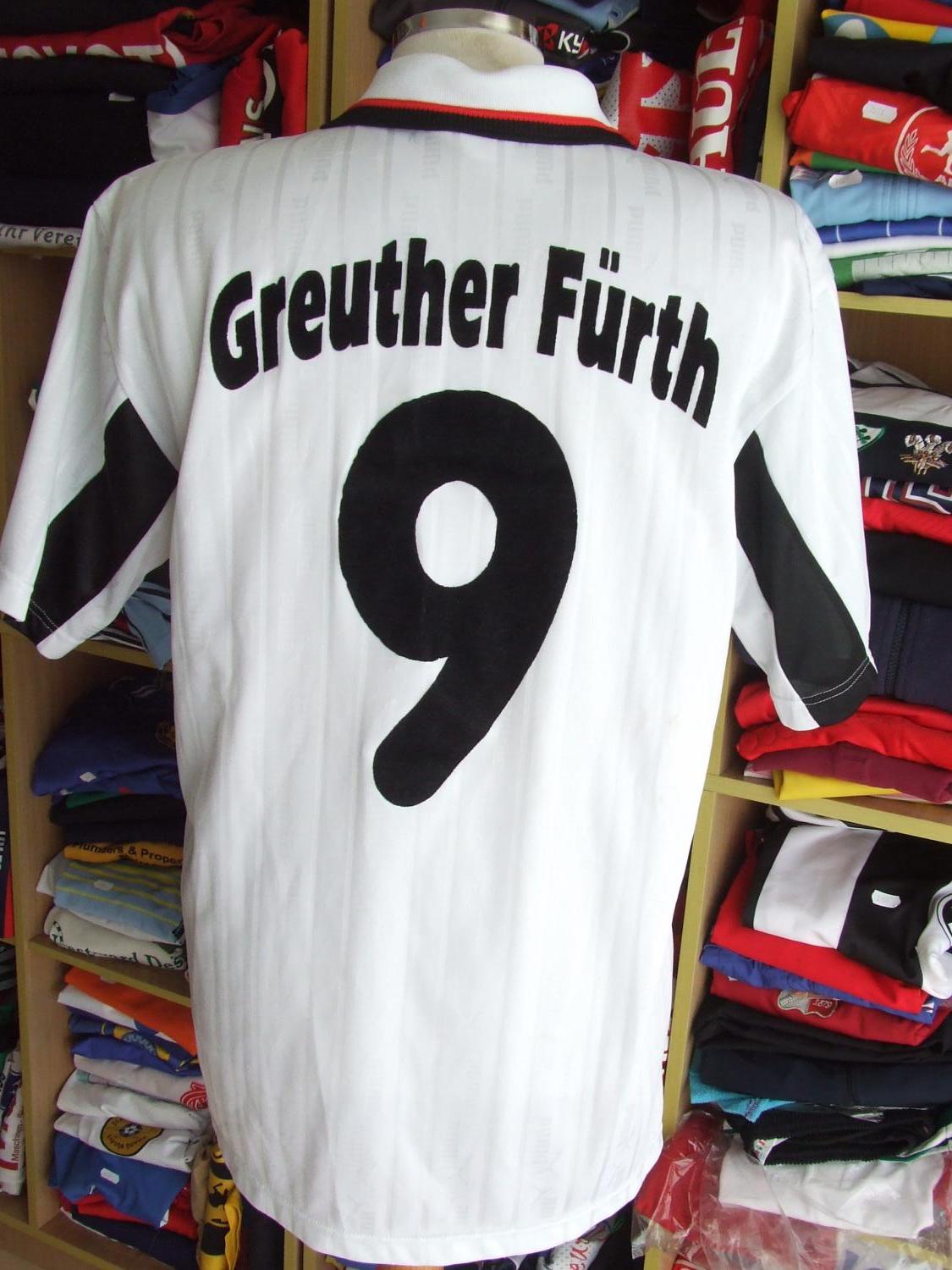 maillot de foot greuther fürth exterieur 1998-1999 rétro