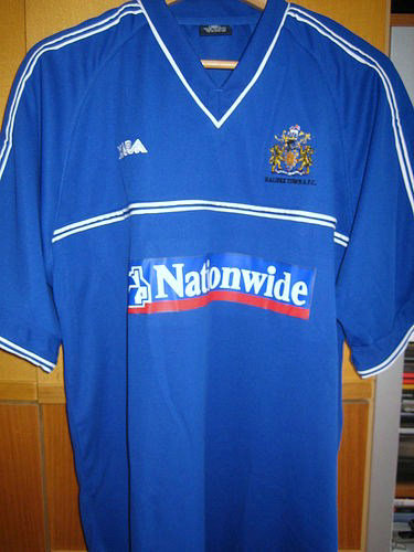 maillot de foot halifax town domicile 2001-2002 rétro