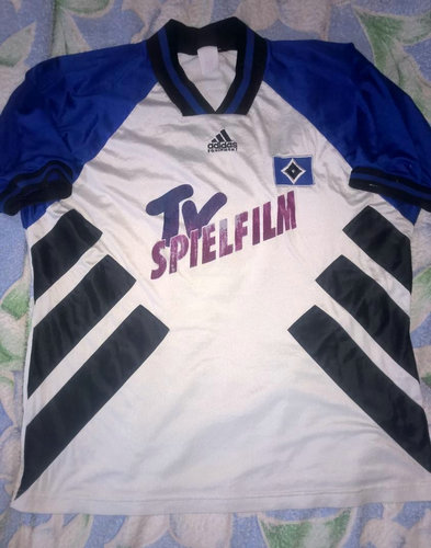 maillot de foot hambourg sv domicile 1994-1995 rétro