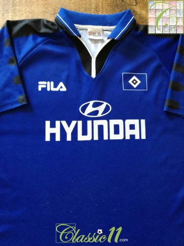 maillot de foot hambourg sv exterieur 1999-2000 rétro