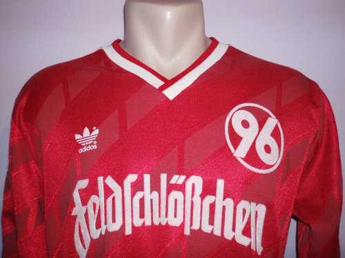 maillot de foot hannover 96 domicile 1986-1987 rétro