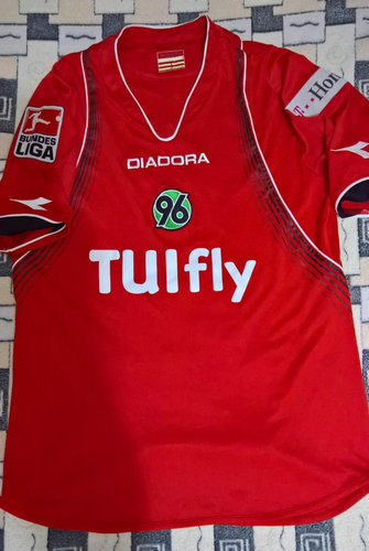 maillot de foot hannover 96 domicile 2007-2008 pas cher