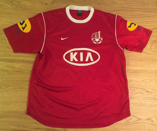 maillot de foot hapoel beer-sheva domicile 2004-2005 rétro