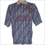 maillot de foot hearts exterieur 1990-1991 pas cher