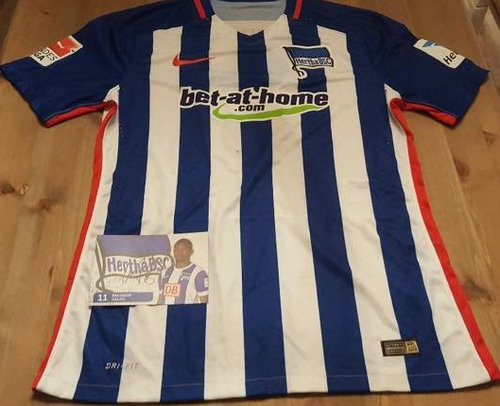 maillot de foot hertha bsc domicile 2015-2016 rétro