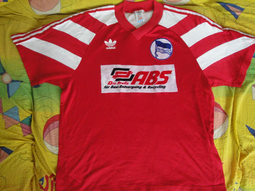 maillot de foot hertha bsc exterieur 1989-1990 rétro