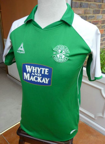 maillot de foot hibernian fc domicile 2005-2006 rétro