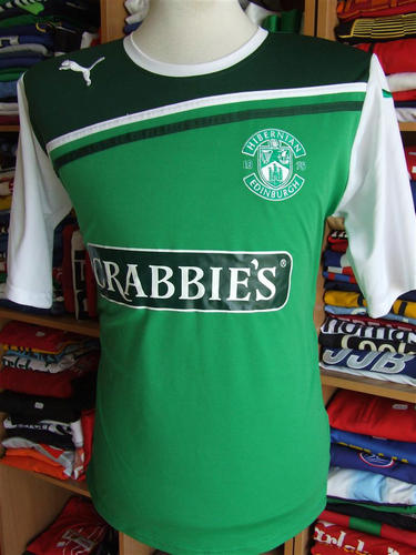 maillot de foot hibernian fc domicile 2011-2012 rétro