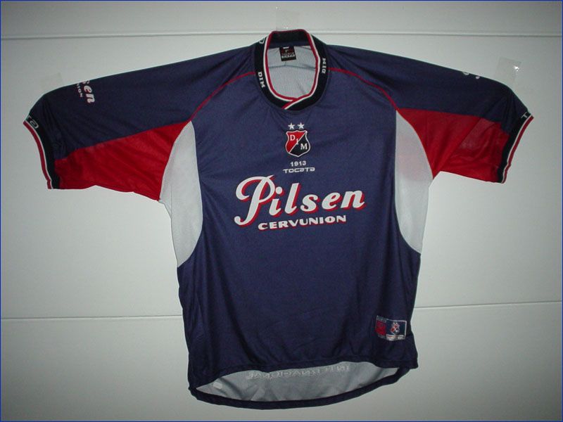 maillot de foot independiente medellín third 2002 rétro