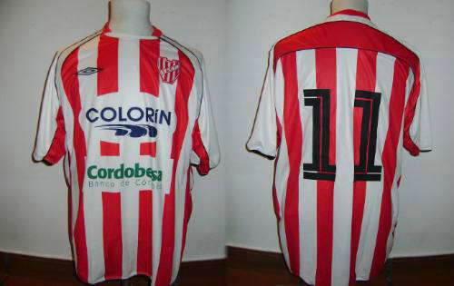 maillot de foot instituto domicile 2004-2005 rétro