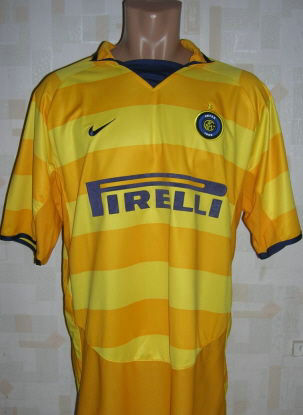 maillot de foot inter milan exterieur 2003-2004 rétro