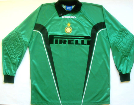 maillot de foot inter milan gardien 1996-1998 rétro
