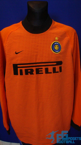 maillot de foot inter milan gardien 2000-2001 rétro