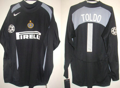 maillot de foot inter milan gardien 2004-2005 rétro