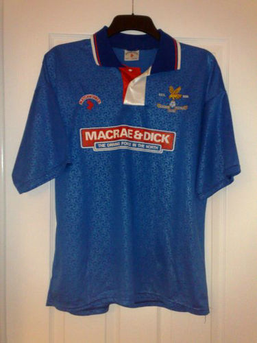 maillot de foot inverness ct domicile 1994-1995 rétro