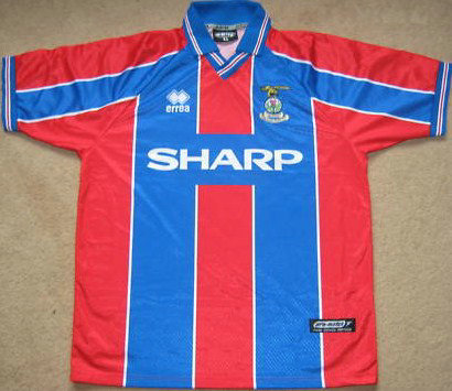 maillot de foot inverness ct domicile 2001-2002 rétro