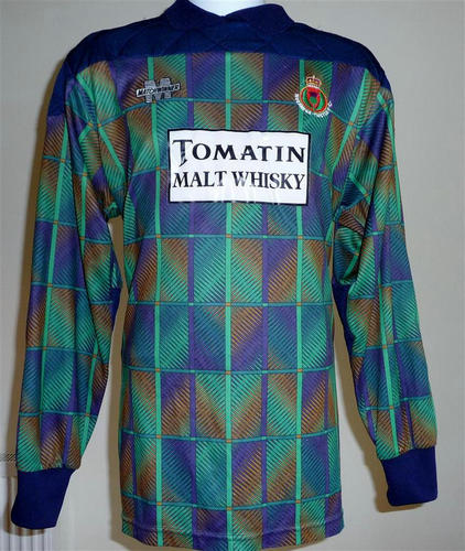 maillot de foot inverness ct gardien 1992-1994 rétro
