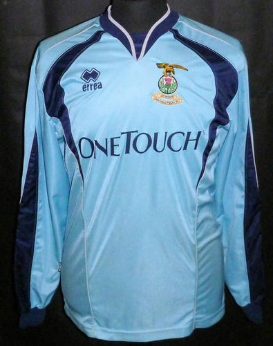 maillot de foot inverness ct gardien 2004-2005 rétro