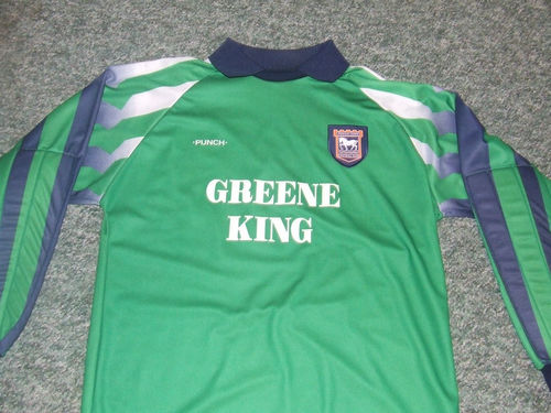 maillot de foot ipswich town gardien 1998-2000 pas cher