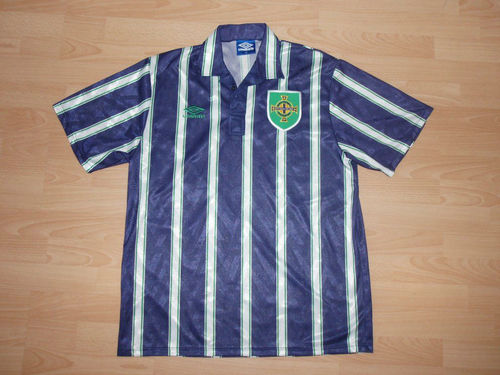 maillot de foot irlande du nord exterieur 1992-1993 rétro