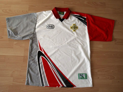 maillot de foot irlande du nord exterieur 1998-1999 rétro