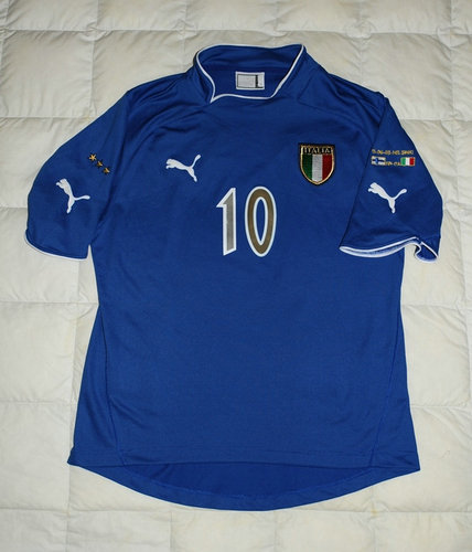 maillot de foot italie domicile 2003-2004 rétro