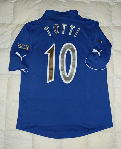 maillot de foot italie domicile 2003-2004 rétro