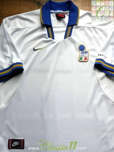 maillot de foot italie exterieur 1996-1998 rétro