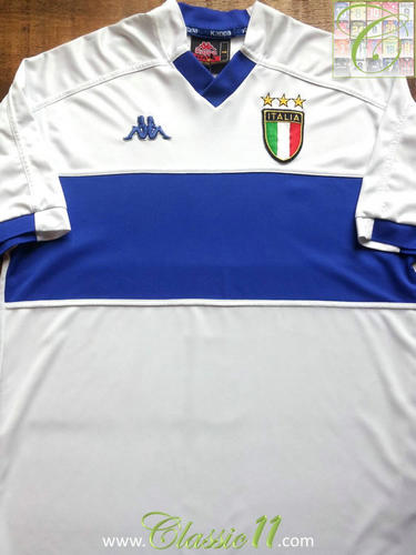 maillot de foot italie exterieur 1998-2000 rétro