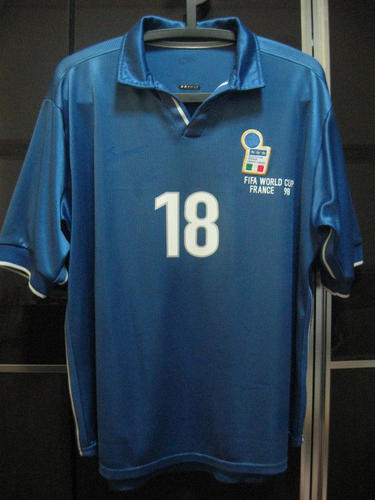 maillot de foot italie réplique 1998 rétro