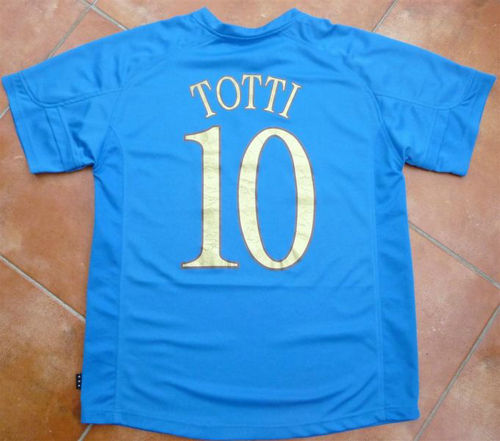 maillot de foot italie réplique 2004-2006 rétro
