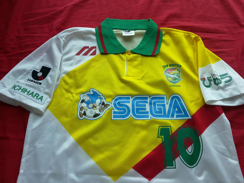 maillot de foot jef united ichihara chiba exterieur 1992-1993 rétro