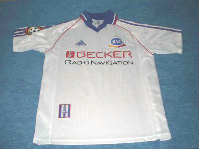 maillot de foot karlsruher sc domicile 1998-2000 pas cher