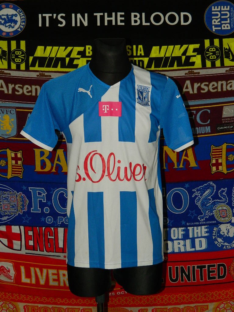 maillot de foot lech poznań domicile 2011 rétro