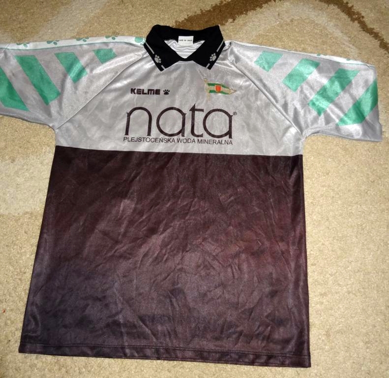 maillot de foot lechia gdańsk gardien 1995-1996 rétro