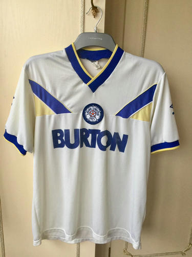 maillot de foot leeds united domicile 1986-1988 rétro
