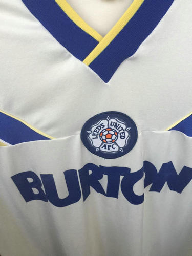 maillot de foot leeds united domicile 1986-1988 rétro maillot de foot leeds united domicile 1986-1988 rétro