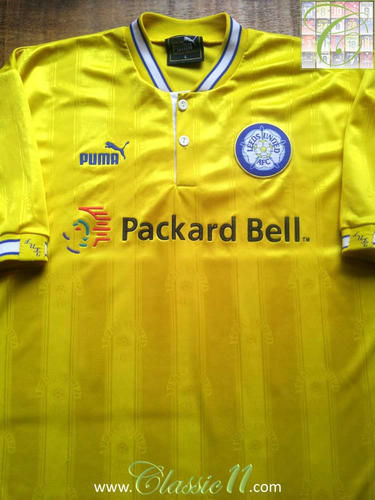 maillot de foot leeds united exterieur 1996-1998 rétro