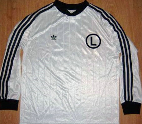 maillot de foot legia varsovie domicile 1979-1981 rétro