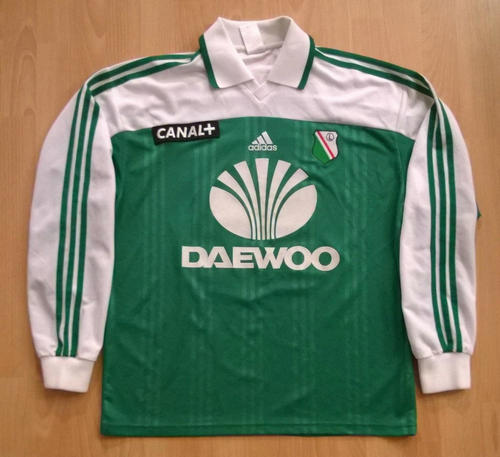 maillot de foot legia varsovie domicile 2000-2001 rétro