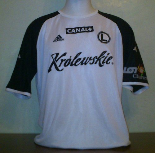 maillot de foot legia varsovie domicile 2003-2004 rétro