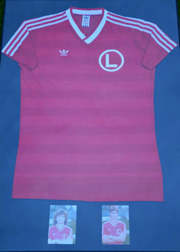 maillot de foot legia varsovie exterieur 1986-1989 rétro