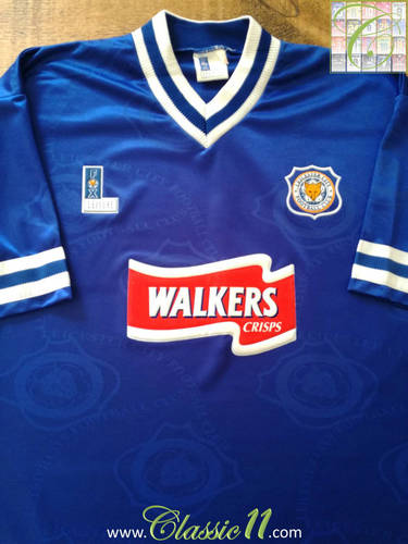 maillot de foot leicester city domicile 1996-1998 rétro