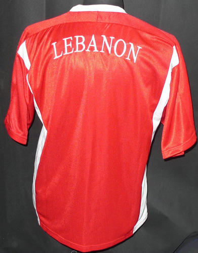 maillot de foot liban domicile 2008 rétro