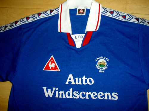 maillot de foot linfield fc domicile 1997-1999 pas cher