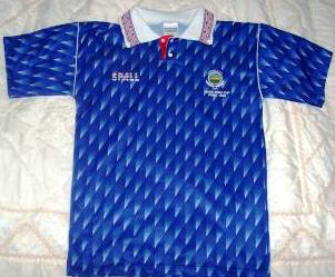 maillot de foot linfield fc particulier 1991 pas cher