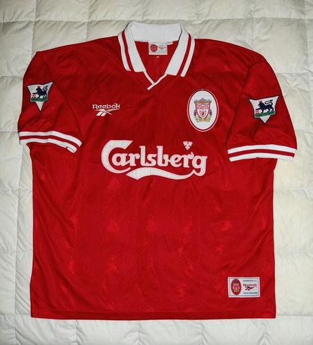 maillot de foot liverpool fc domicile 1996-1998 rétro